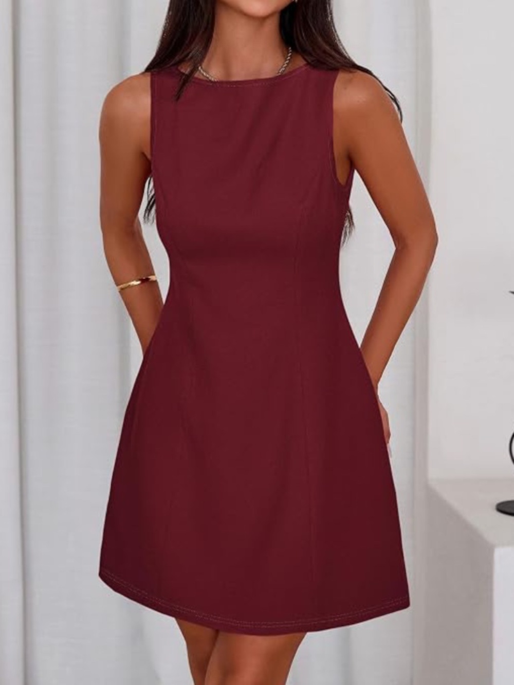 NWT PRETTYGARDEN Women's A Line Formal Mini Dress Size Large